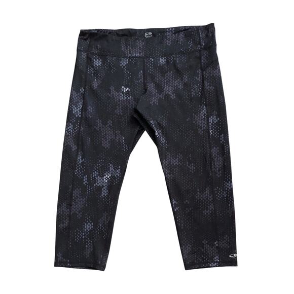 CHAMPION Duo Dry Womens Size XXL Cropped Skinny Running Gym Yoga Leggings Pants - Picture 1 of 5